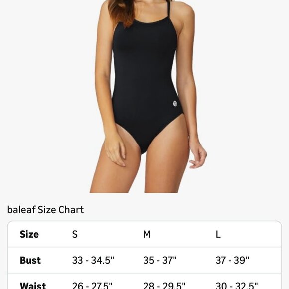 Women's Athletic Training Adjustable Strap One Piece Swimsuit Swimwear Black- L - Picture 6 of 6